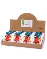 Espositore 24 scatole 4neaplitans albero di paillettes rosse