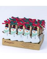 Espositore 36 scatole pupazzo di neve appeso 2 cioccolatini