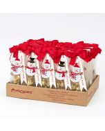 Set 30 scatole 3 croki pupazzo di neve adesivi assortiti