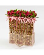 Expositor 27 estuche rosa y cinta corazones 7 croki-chock*