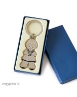 Llavero niño Comunión marinero 5,7cm.en caja regalo