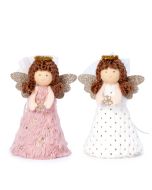 Piccoli angeli corona ali dorate, vestito 1 ciocc asst, 8u