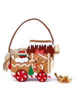 Cestino a forma trenino pan zenzero, 20cm. 20minifruit