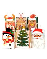 Christmas paper bag assorted with 4 models 29cm., min.12
