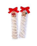 Gingerbread sticker box with 8 candies, min.6