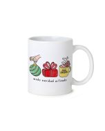 Taza Modo Navidad Activado en caja regalo, varios idiomas disponibles