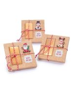 Caja 2 napolitanas Reno, Santa y Snowman M.Christmas min.3