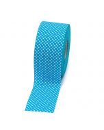 Sky blue ribbon points white 60mmx50m