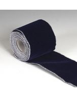 Velours ruban fil de fer bleu 70mmx10m