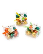 Caja 6huevos praliné pinza conejito Pascua min.6*