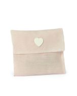 Juego 3 en raya de madera Cruz rosa y beige