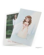 Portafoto niña Comunión lirio, min.25