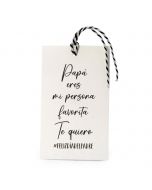 Tarjetón felicitación Dia del Padre 6x10cm. min.25