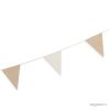 Decorative flags ivory and beige 12x16x180cm