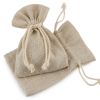 Biege cotton bag 10,5x14,5cm