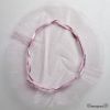 Pañuelo-bolsa cristal rosa Ø23cm,min.24