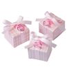Pink box 3 sugar-coated chocolats with dummy assort.