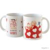 Pit&Pita ceramic mug LOVE STORY with gift box Ø 8x9,5cm