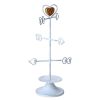 Metal jewelry holder arrows and heart with box, 31cm.