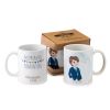 Ceramic mug boy with gift box