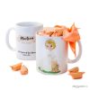 Ceramic mug sitting communion girl in gift box + 7 candies