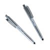 Silver pen with touch pointer and interior LED - HEARTS