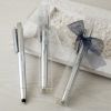 Silver pen with touch pointer & LED decorated asstd - STARS