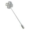 Metal pin rivetted flower
