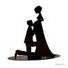 Cake topper/candle holders pregnant woman (candle included)
