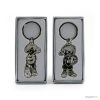 Football players key ring with gift box 9 cm assort.