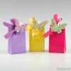 Multicolored metal butterfly peg with 3 chocolates