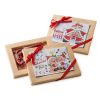 Box 16 minifruits with Pit&Pita Christmas puzzle 12 pieces +