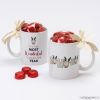 HoHoHo ceramic mug reindeer 6chocolates with gift box