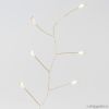 Wired led little twig garland 100 leds  221 cm