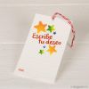 Carte cadeau avec ruban ESCRIBE 6x10cm (espagnol)