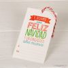 Bigliettino regalo con laccio NAVIDAD 6x10cm (spagnolo)