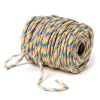 Thick paper cord blue/yellow/pink 23mt