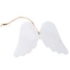 Ciondolo decorazione ali in legno Angelo custode 11x7x0,2cm