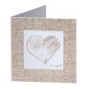 Heart tag beige colour (pricex100)