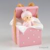 Cake topper-moneybox baby pink box 10x15x9cm