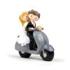 Figura pastel novios Pop & Fun en scooter 17cm