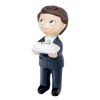Cake topper Pop&Fun little boy with tie and pillow 11cm