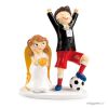 Figura pastel novios futbolista Pop & Fun 14,5x19,5 cm