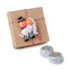 Pit&Pita bride on arms magnet in kraft box with 4 chocolates