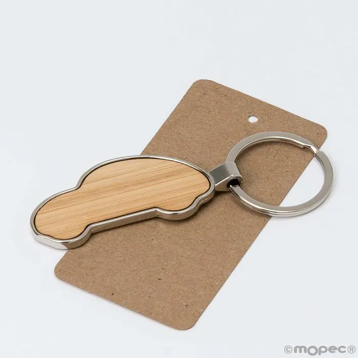 Porte clé personnalisable en bois