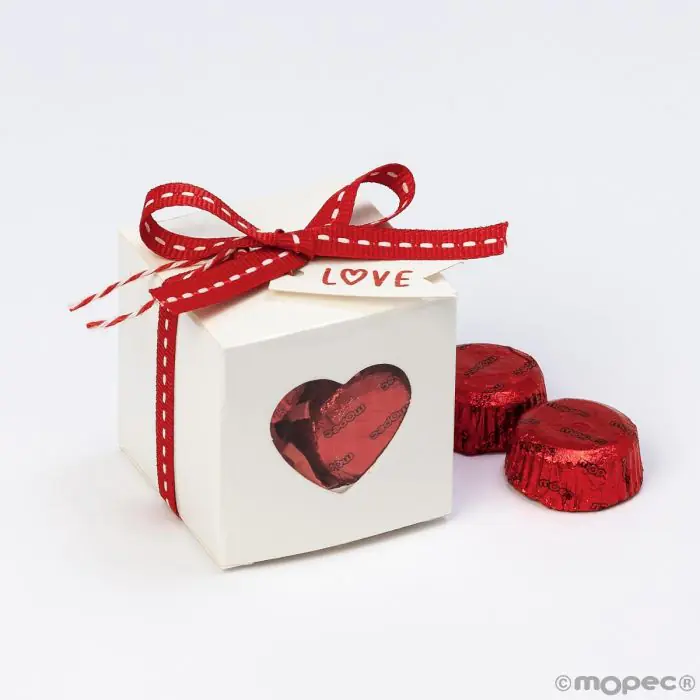 Cioccolatini a forma di cuore - scatola da 160g misti - Giraudi