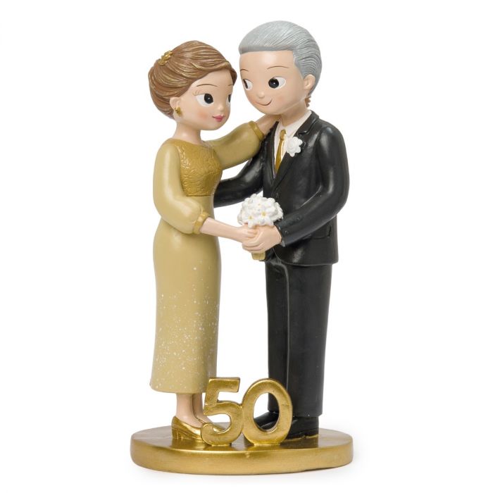 Mopec Brautpaar-Figuren – „Ja Oder Ja“ Design Für Die Hochzeitstorte