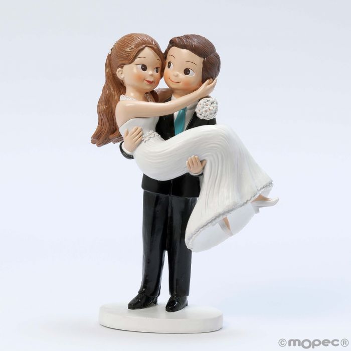 Mopec Brautpaar-Figuren – „Ja Oder Ja“ Design Für Die Hochzeitstorte
